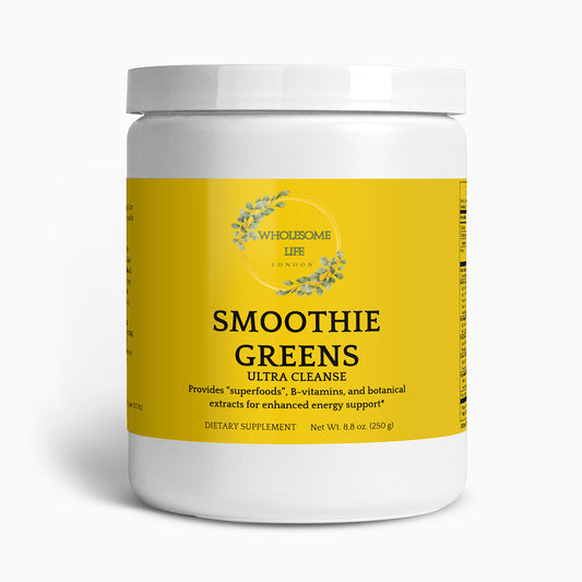 Wholesome Life London Ultra Cleanse Smoothie Greens 8.8 Oz