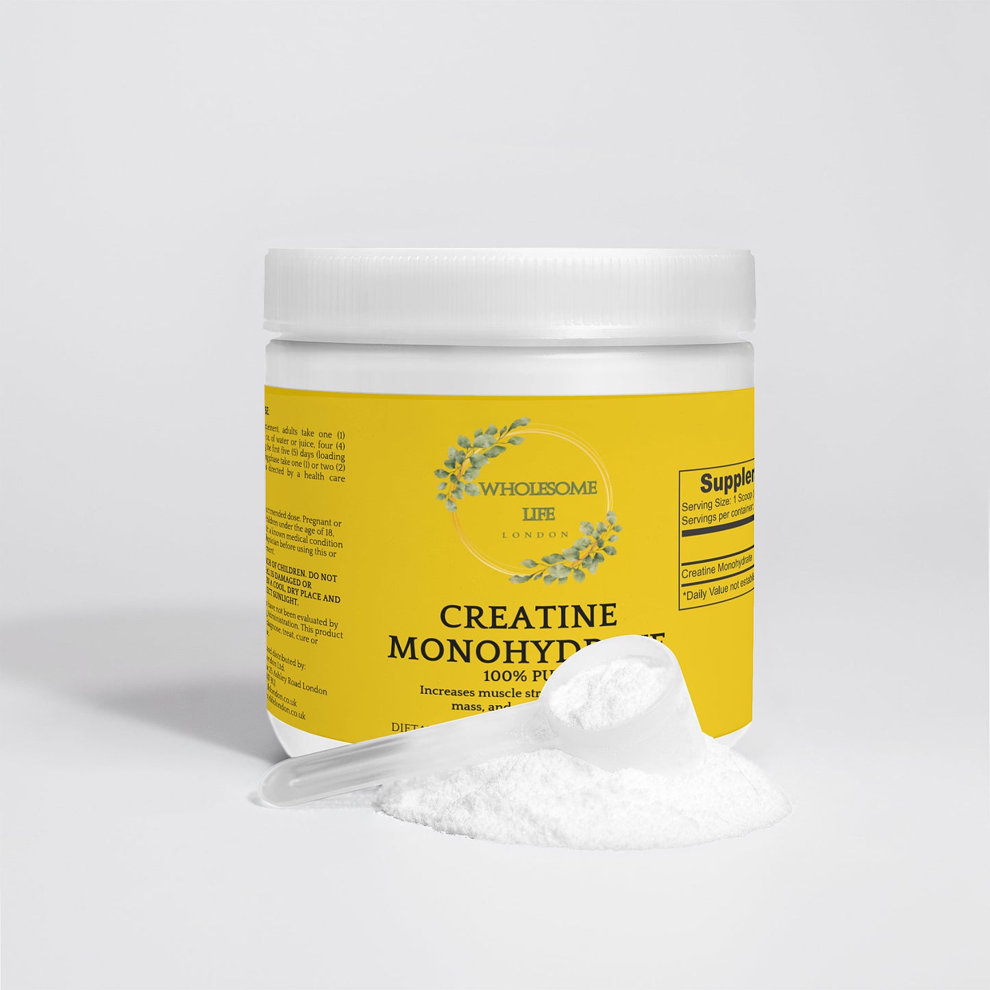 Wholesome Life London Creatine Monohydrate 8.8 Oz